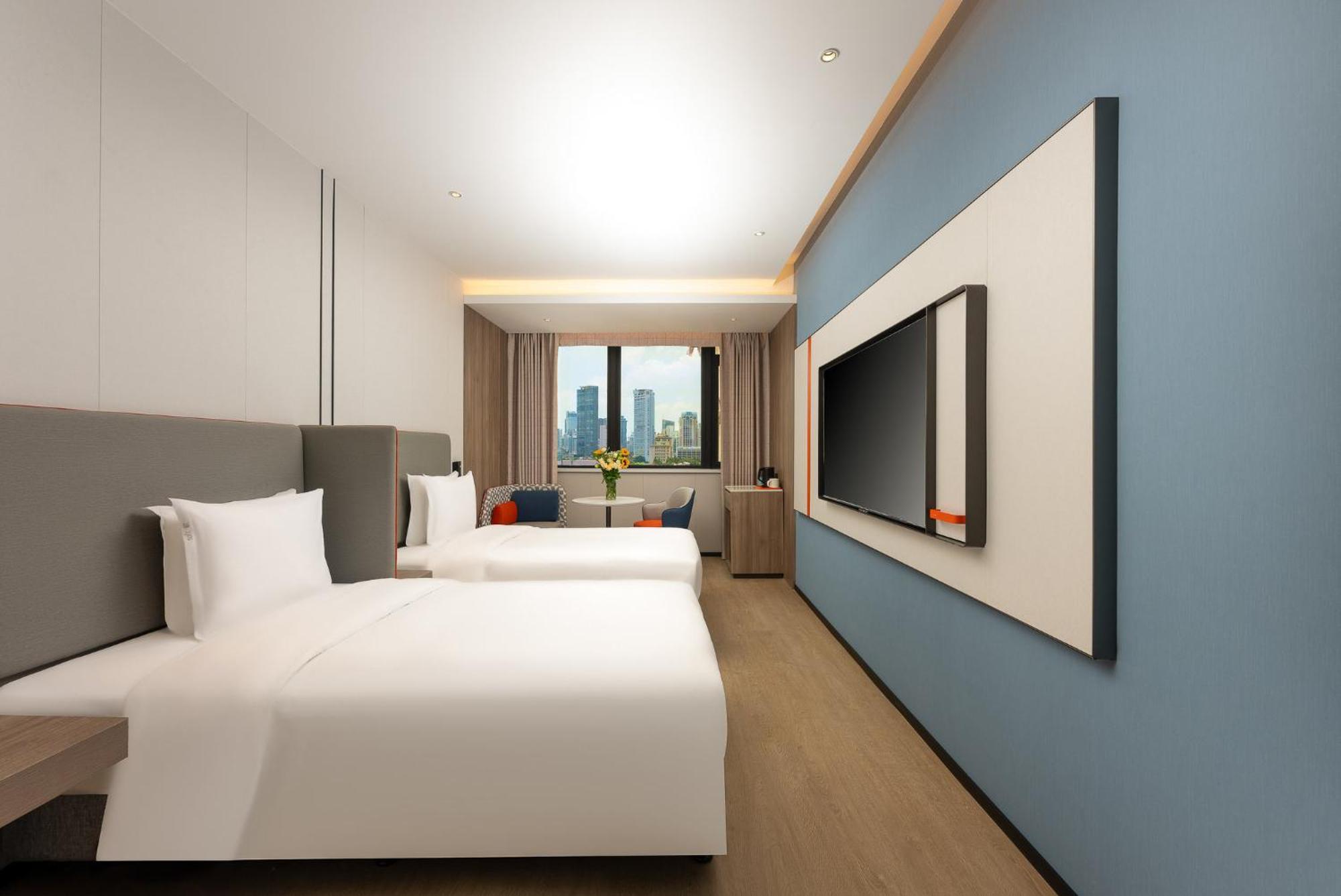 Holiday Inn Express Shanghai Jing'An Temple By Ihg Dış mekan fotoğraf